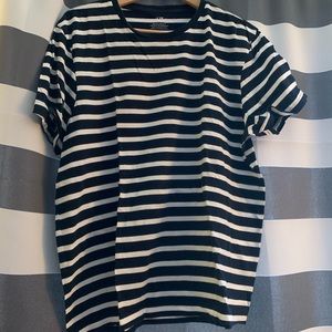 Navy and white t-shirt